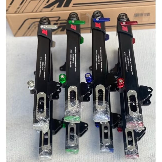 SWING ARM AITECH LENGAN AYUN CB MODEL KAZE BEGEL PENDEK 34 CB GL 100 MERAH HITAM BIRU SILVER AITECH