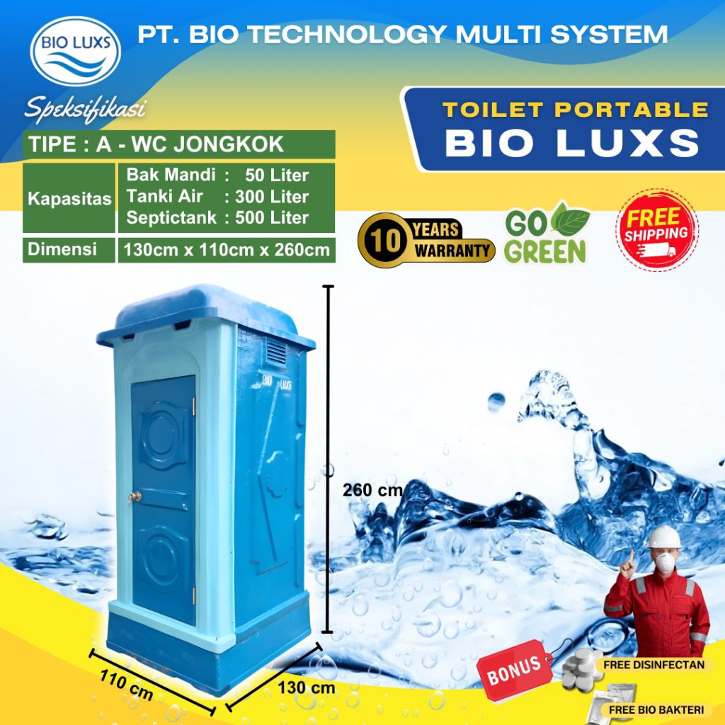Toilet portable typeA wc jongkok