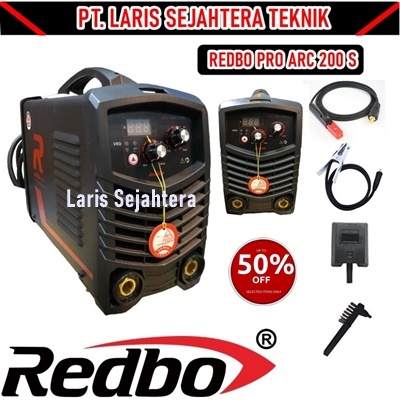 MESIN LAS REDBO PRO ARC 200 S MOSFET TRAVO LAS MMA 200 A