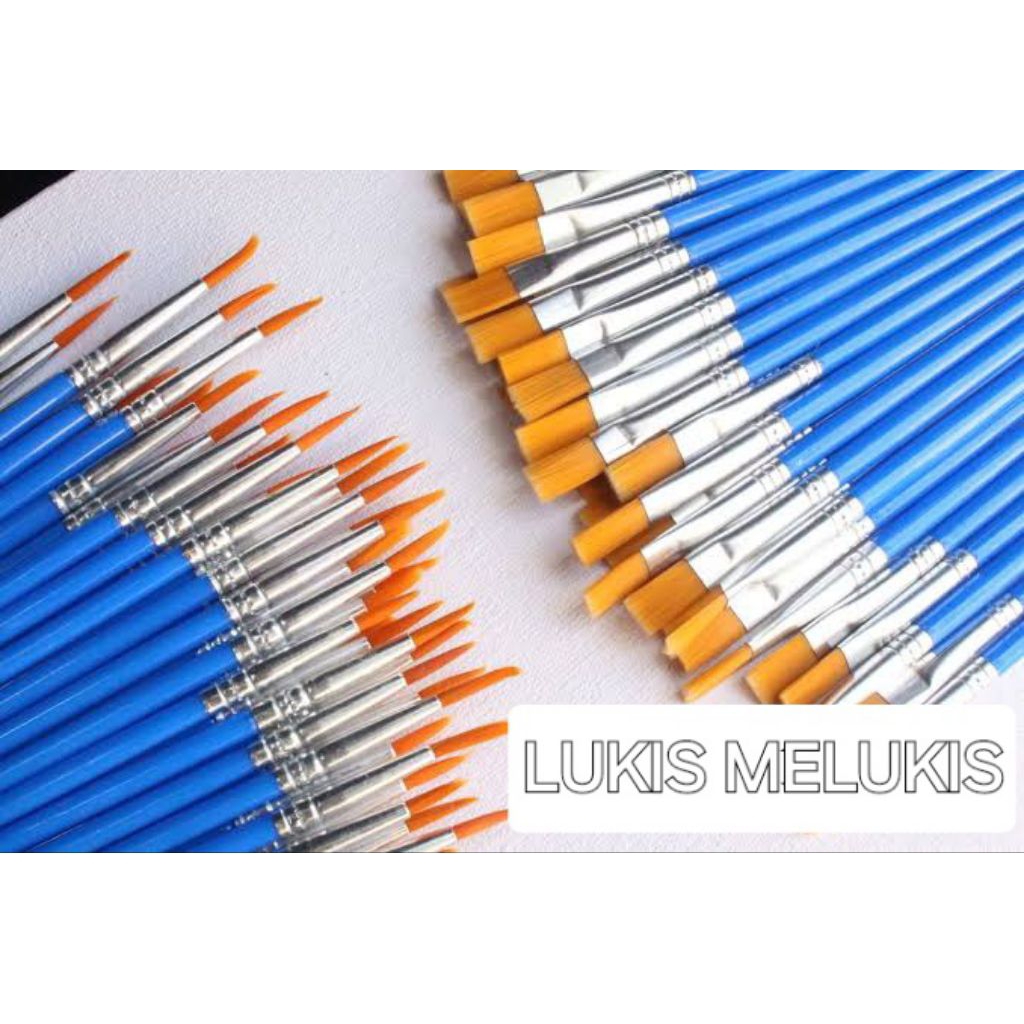 

Kuas lukis nylon / flat brush berkualitas