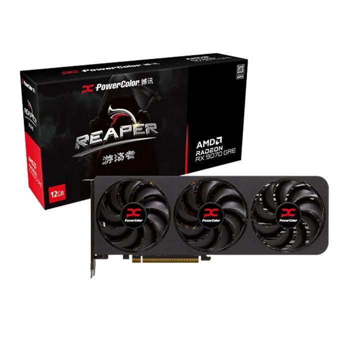 POWERCOLOR REAPER AMD RADEON RX 9070 GRE 12GB GDDR6 | VGA CARD AMD RADEON RX9070 GRE