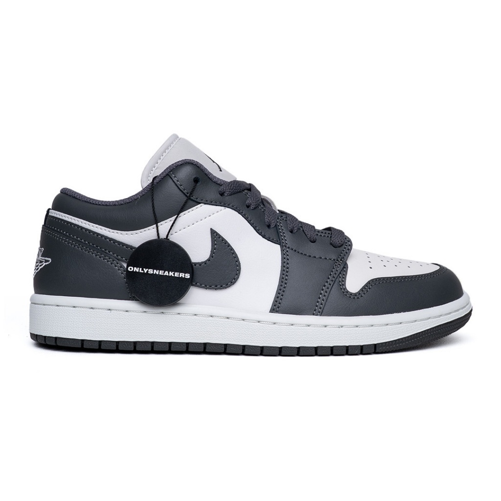 JORDAN 1 LOW GREY WHITE