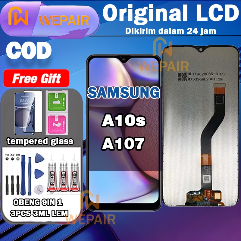 LCD SAMSUNG A10s/A107 Fullset Komplit ori asli WEPAIR+Ready stock+Garansi 3 bulan COD