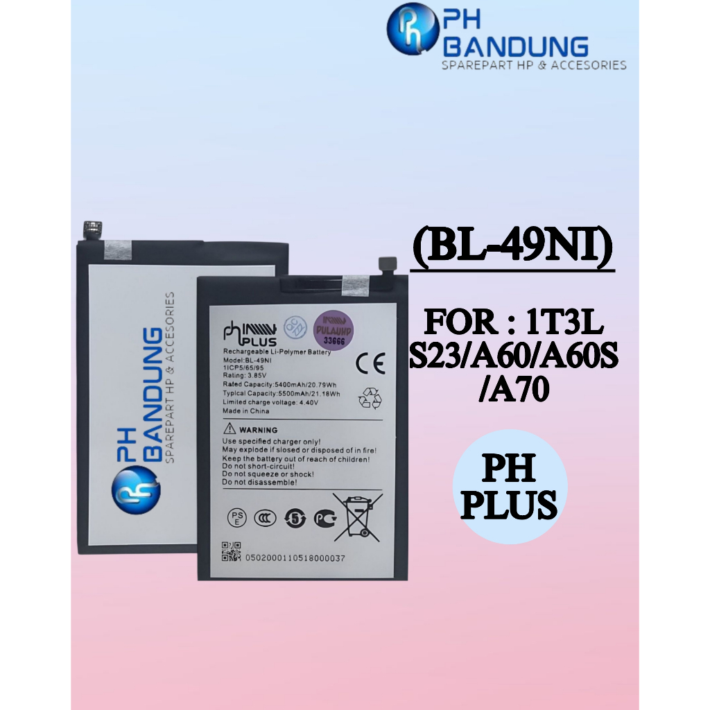 PH BANDUNG _ Baterai BL-49NI Itel s23 / a60s / a60 / a70