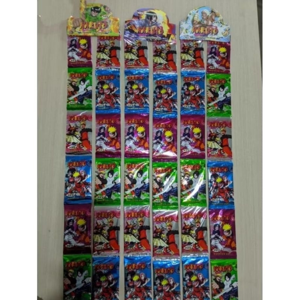 Trading Card Game Naruto-Kartu Foil karakter 1 pak isi 36 Pcs - Kartu Foil Naruto