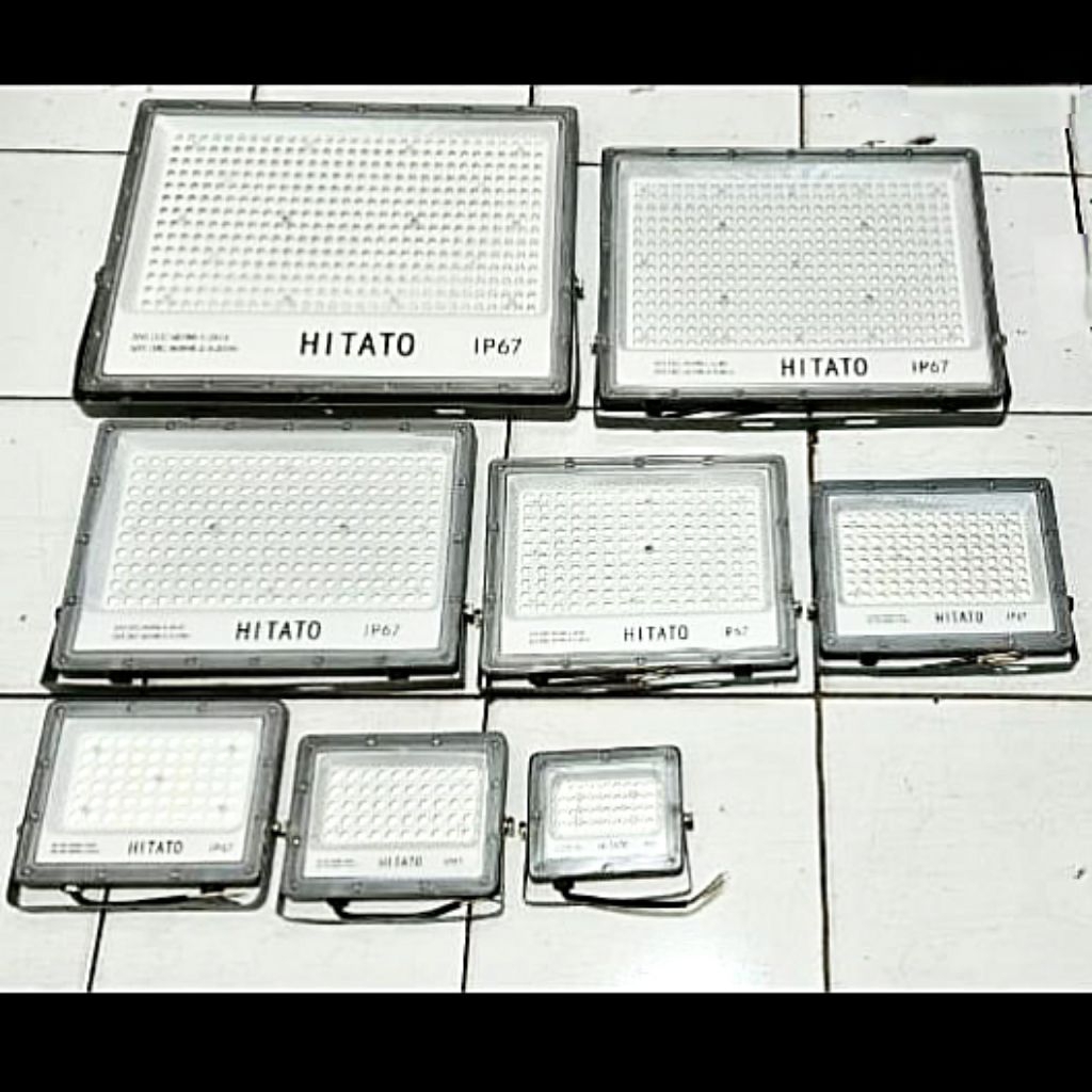 Lampu Sorot Led HITATO 50watt 100watt 150watt Tipis SMD Lampu Tembak