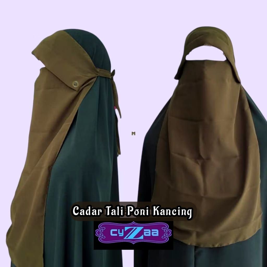 Cadar Poni Kancing Hitam (Tali karet/ Tali Biasa)