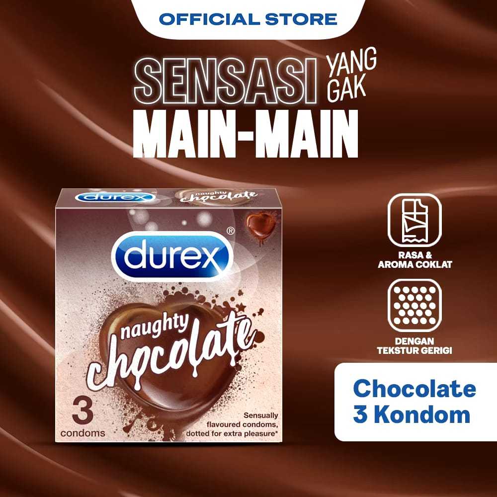 Byla - Chocolate Kondom Gerigi Kondom Pria 3s - Kondom Textured