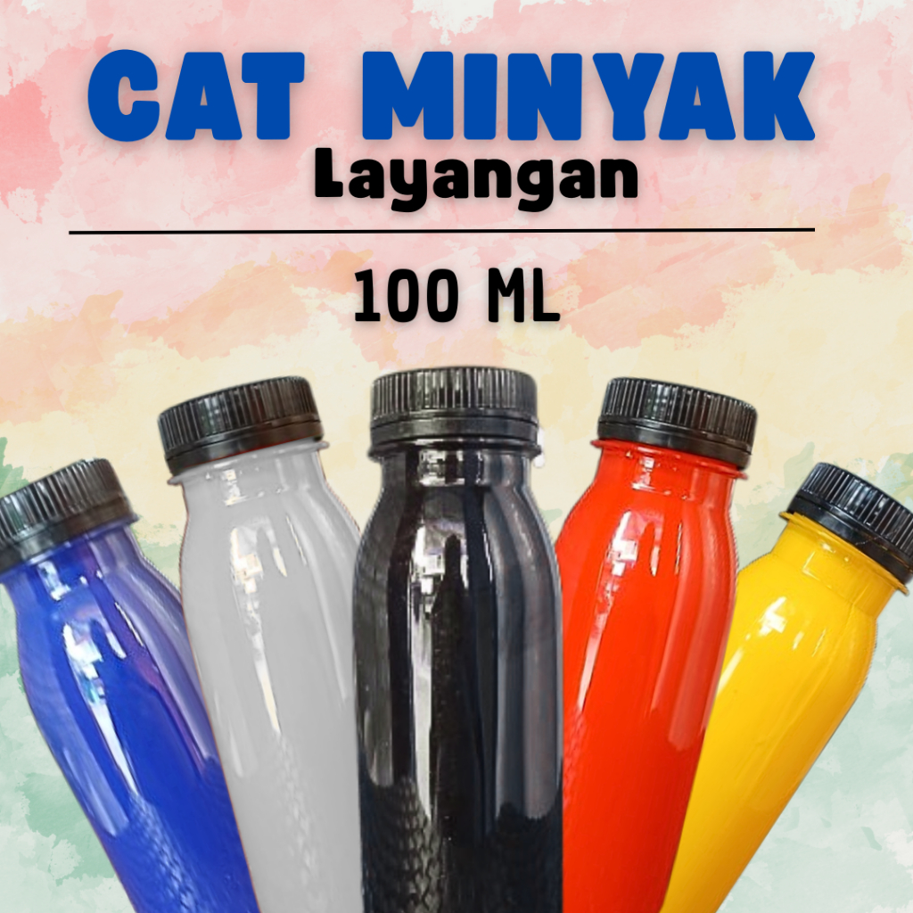 

Cat Minyak 100 ML untuk layangan, kain, kayu, dll