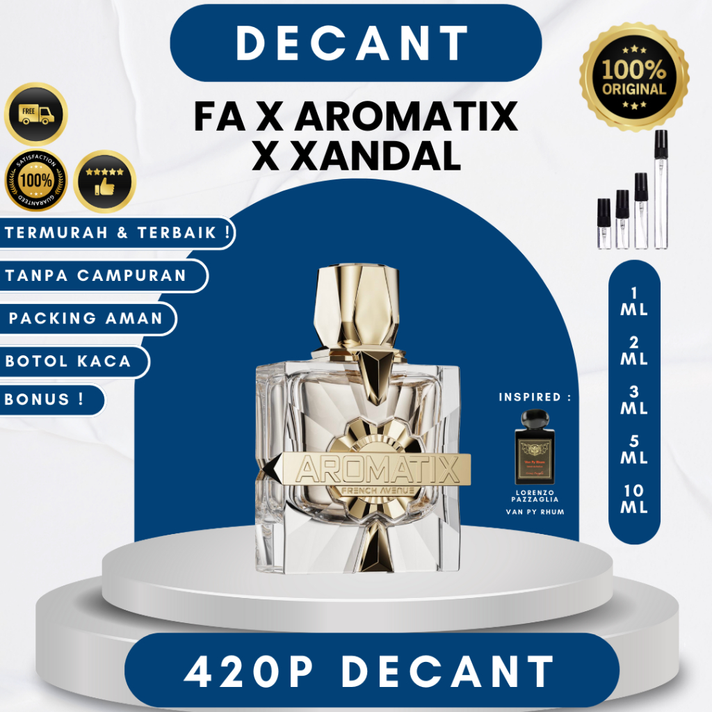 Decant French Avenue X Aromatix X Xandal Original 1ml 2ml 3ml 5ml 10ml
