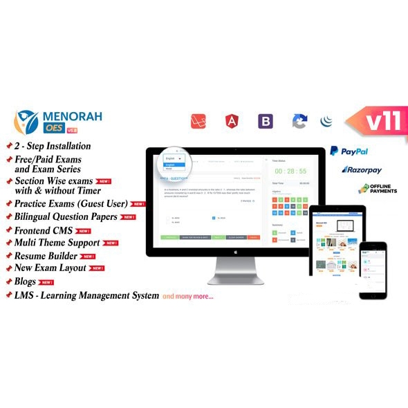 Source Code MenorahOES v11.0 – Aplikasi Sistem Pembelajaran & Ujian Online