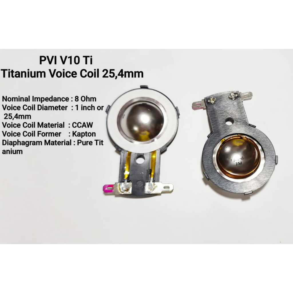 Driver tweter v10 titanium