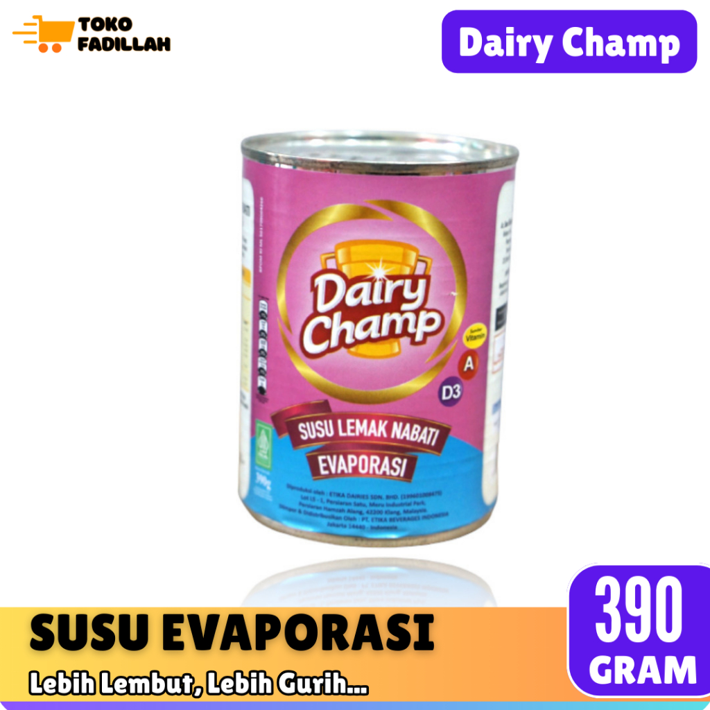 

Dairy Champ Susu Evaporasi 390 gram