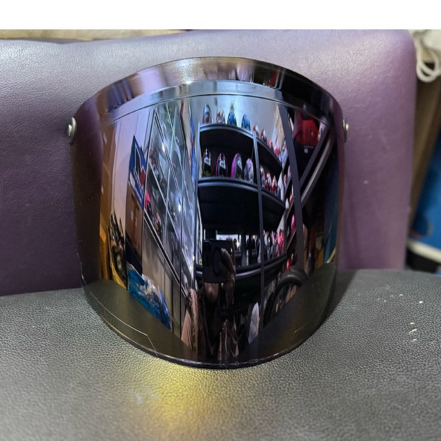 Kaca Helm Bogo Venom Panjang Rainbow