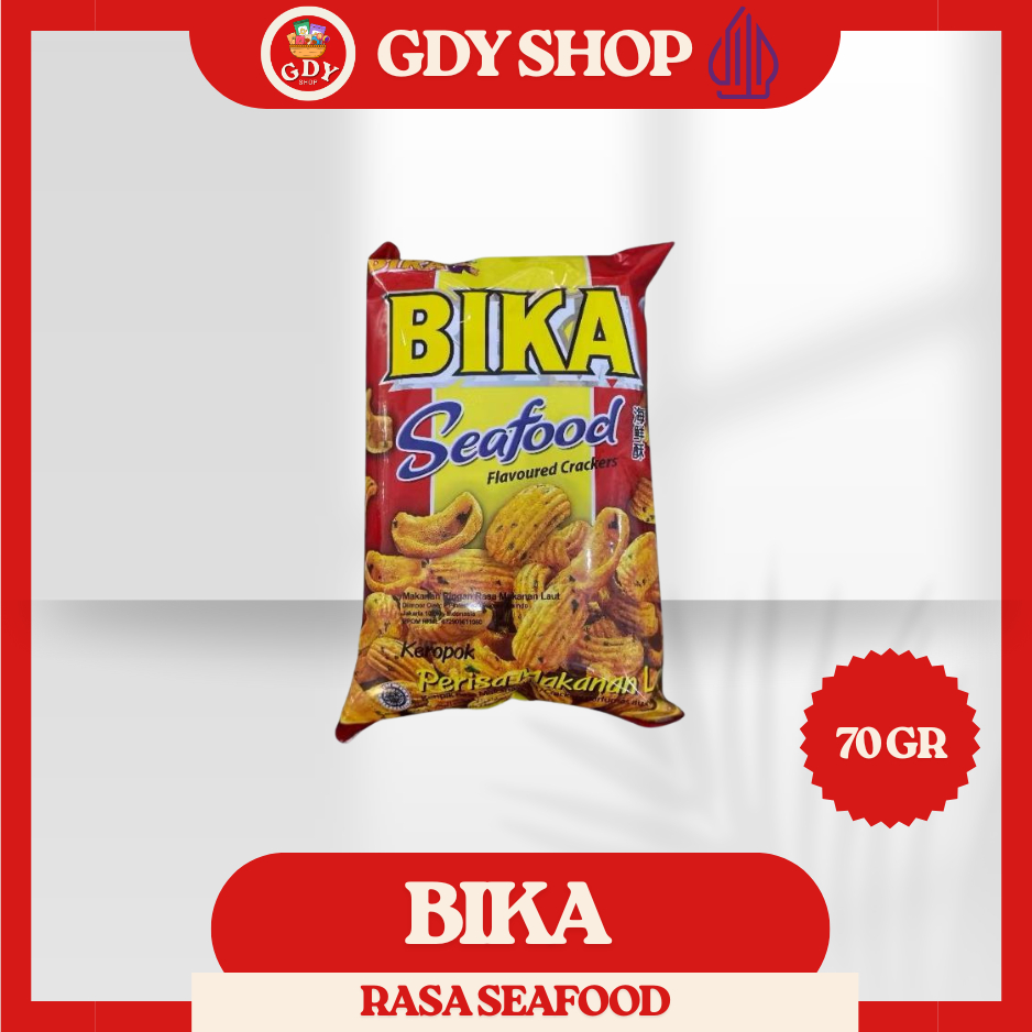 

PRAWN CRACKERS | ROASTED CHICKEN | SEAFOOD kemasan 70g | BIKA |