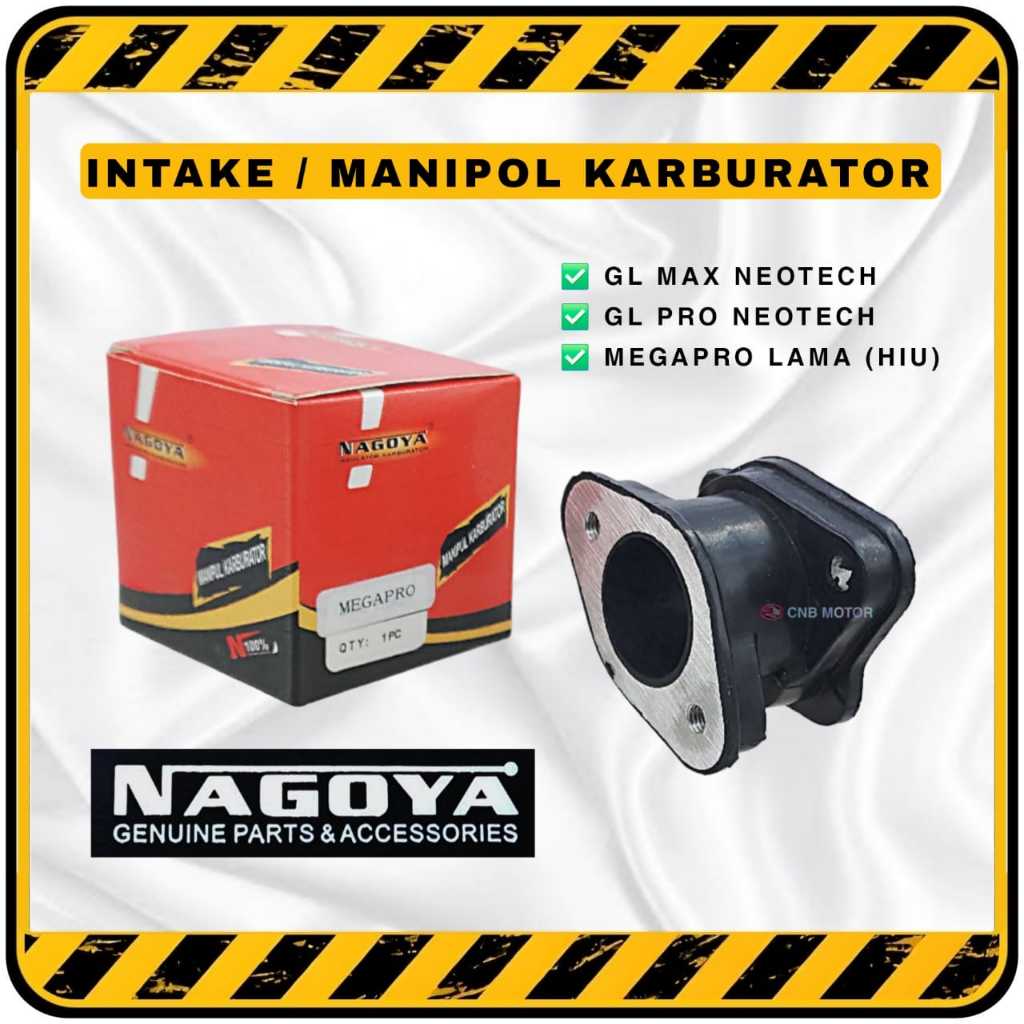 Intake Manipol Karbu Karburator Honda GL PRO / MAX NEOETCH | MEGAPRO LAMA ( HIU ) by NAGOYA
