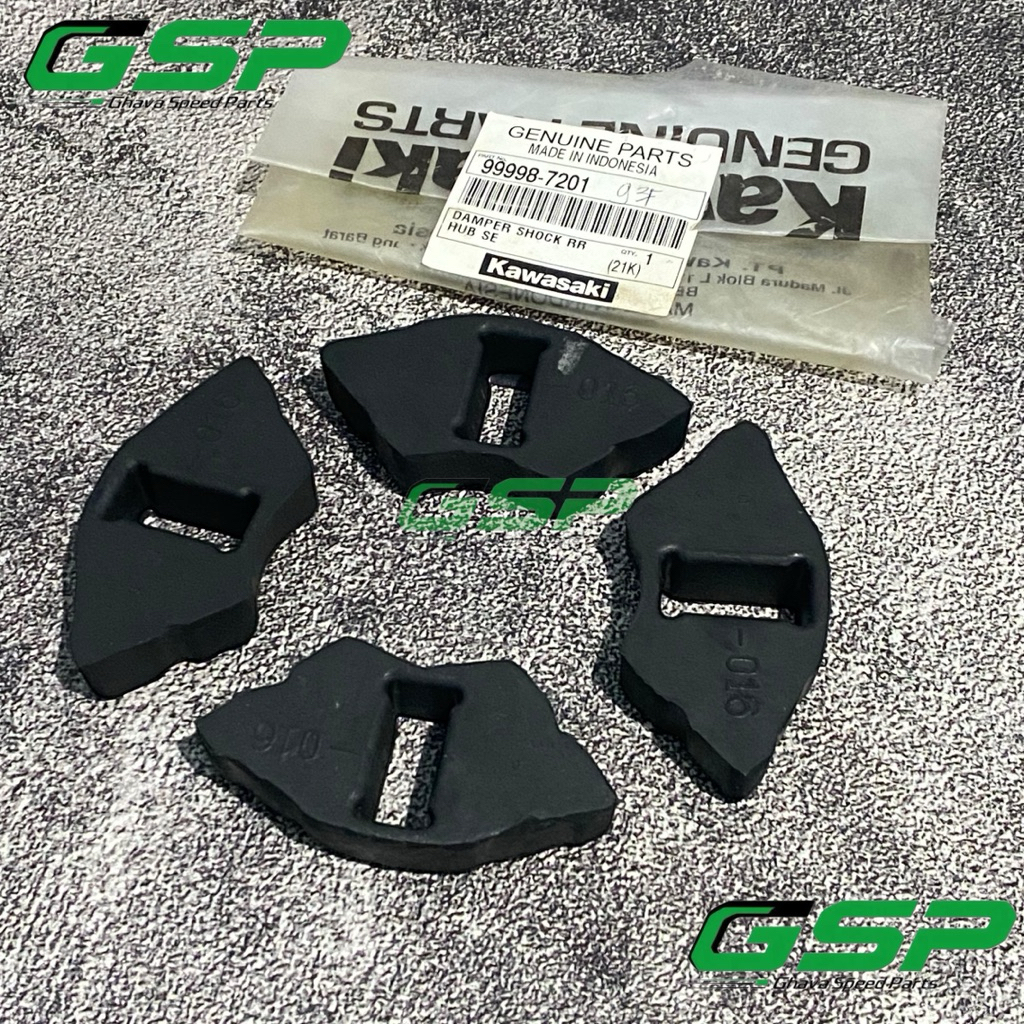 Karet Tromol Belakang Kawasaki Kaze R ZX130 Blitz Edge W175 Original 99998-7201 Damper Shock