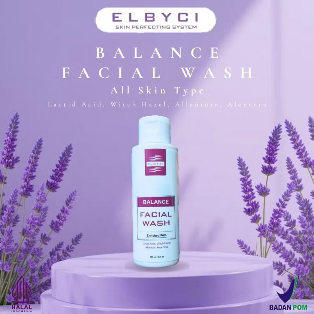 [original] ELBYCI SKINCARE FACIAL WASH ALL SKIN TYPE