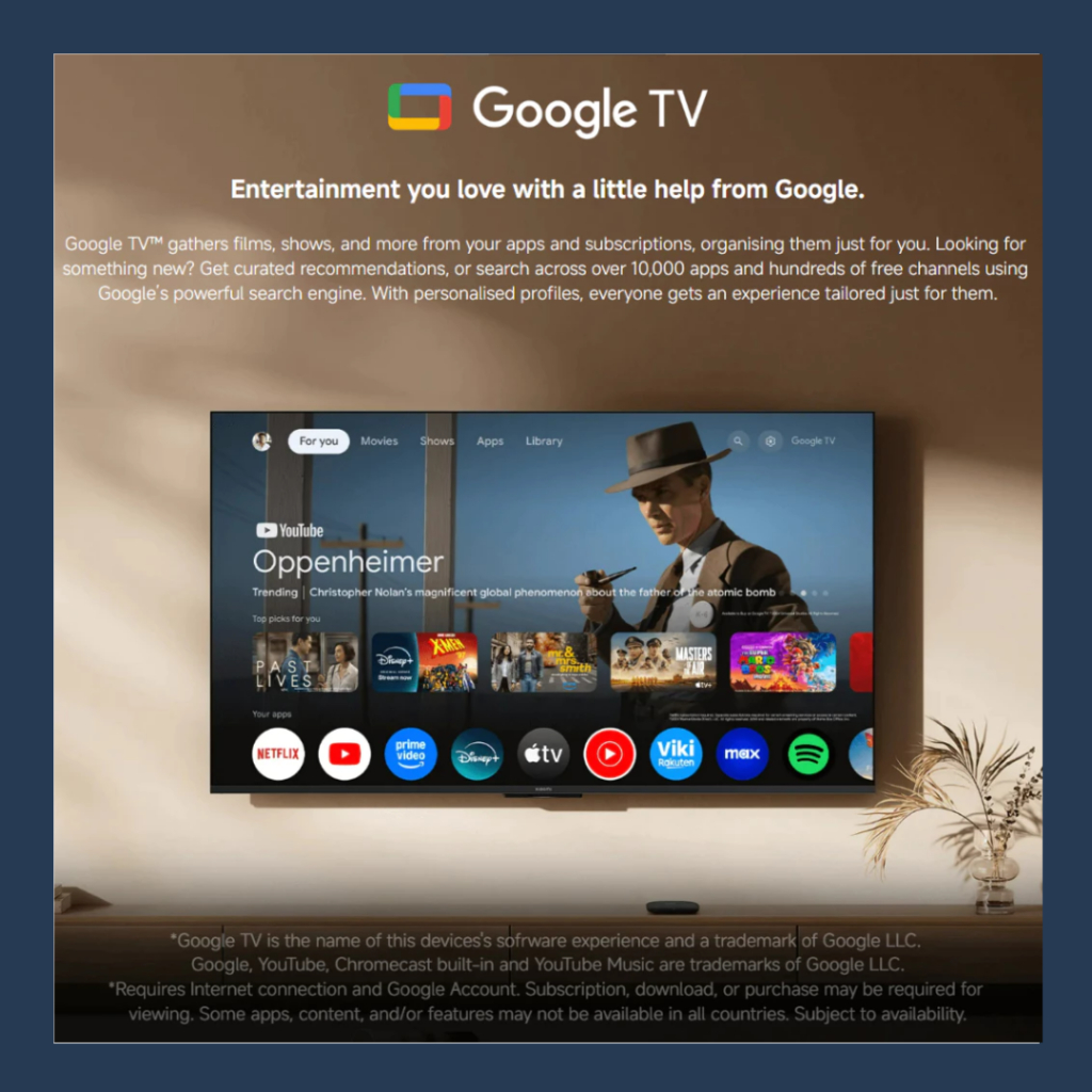 best sale xiaomi tv box s (3rd gen) 4k uhd image quality hdr10 dolby vision wifi-6 google tv mi box