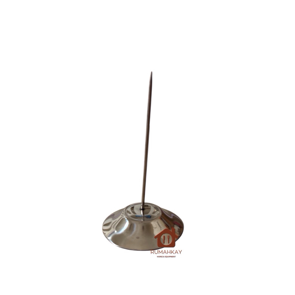 

Tusukan Nota Bon Bill paper spear holder / Memo Spike stainless steel