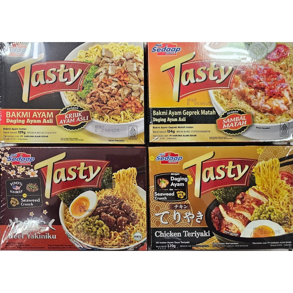 

Mie Tasty 120gr Box - Bakmi Premium Dengan Daging Asli