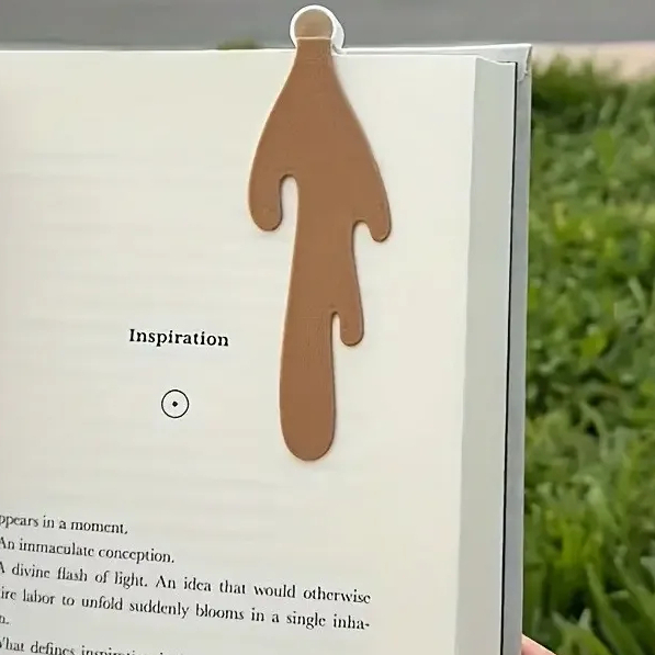 

Pembatas Buku Kopi Tumpah Unik | Spilled Coffee Bookmark Estetik