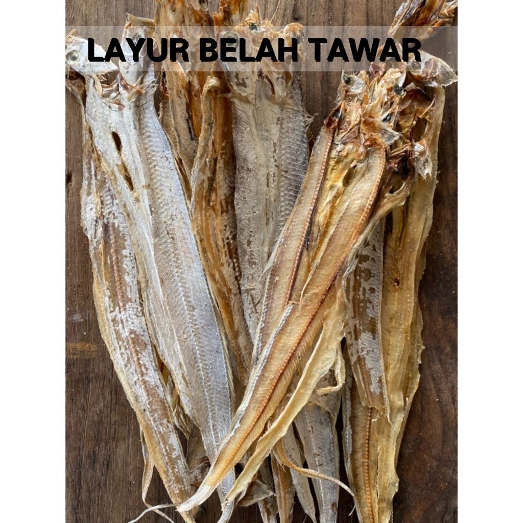 

500grm Layur Belah Tawar Kering Gurih Lezat
