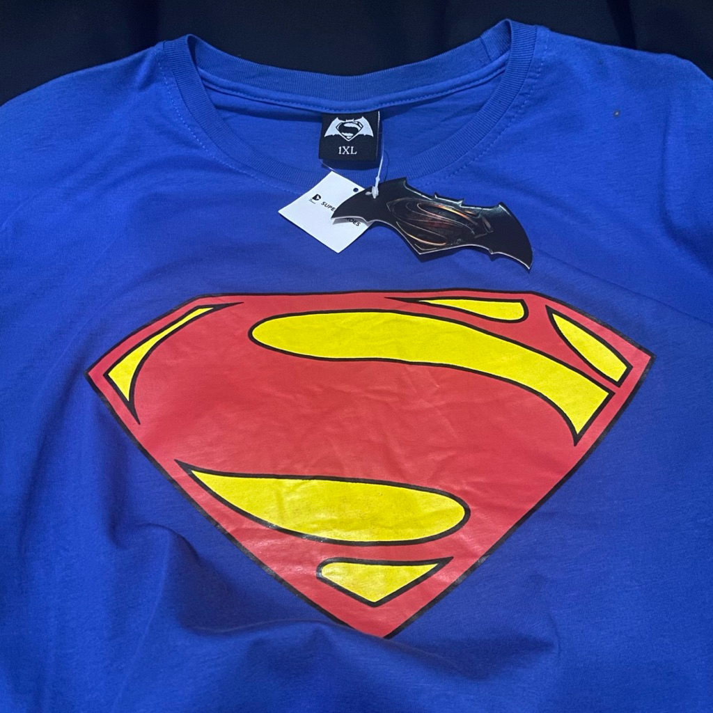 Kaos Logo Superman Dc Original New old stock size 1XL Superman Vs Batman