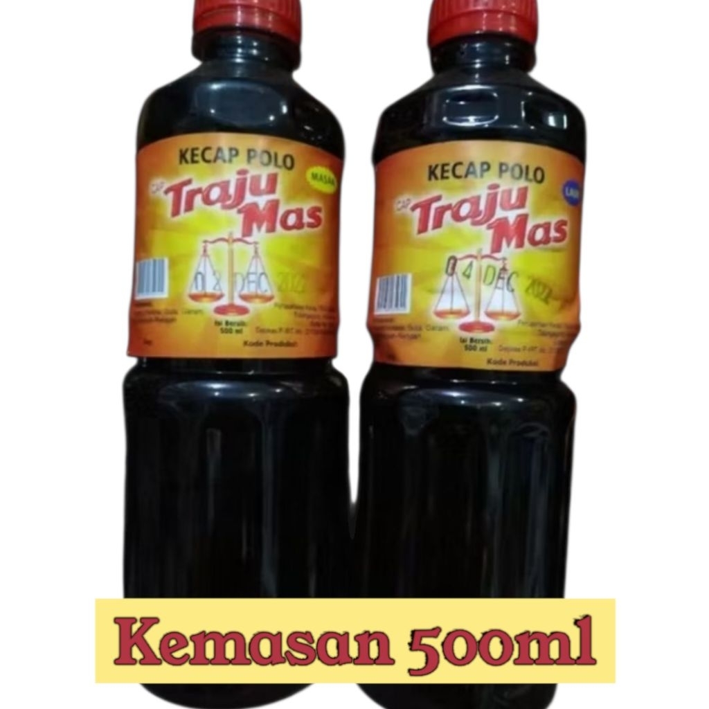 

kecap polo traju mas kemasan 500ml untuk lauk dan masak khas tulungagung