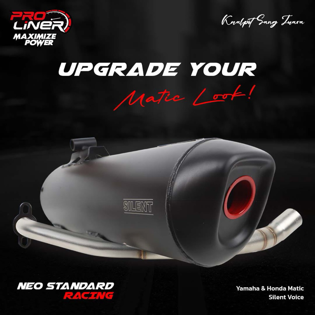 KNALPOT PROLINER NEO SILENT NMAX AEROX LEXI