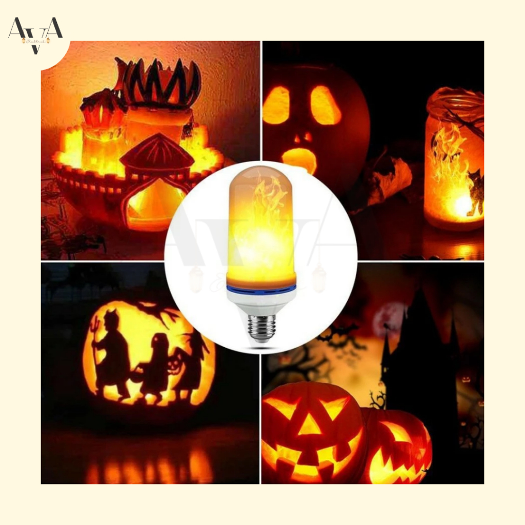 Lampu Bohlam LED Efek Nyala Api / Obor LED E27 / Lampu Api / Lampu Obor