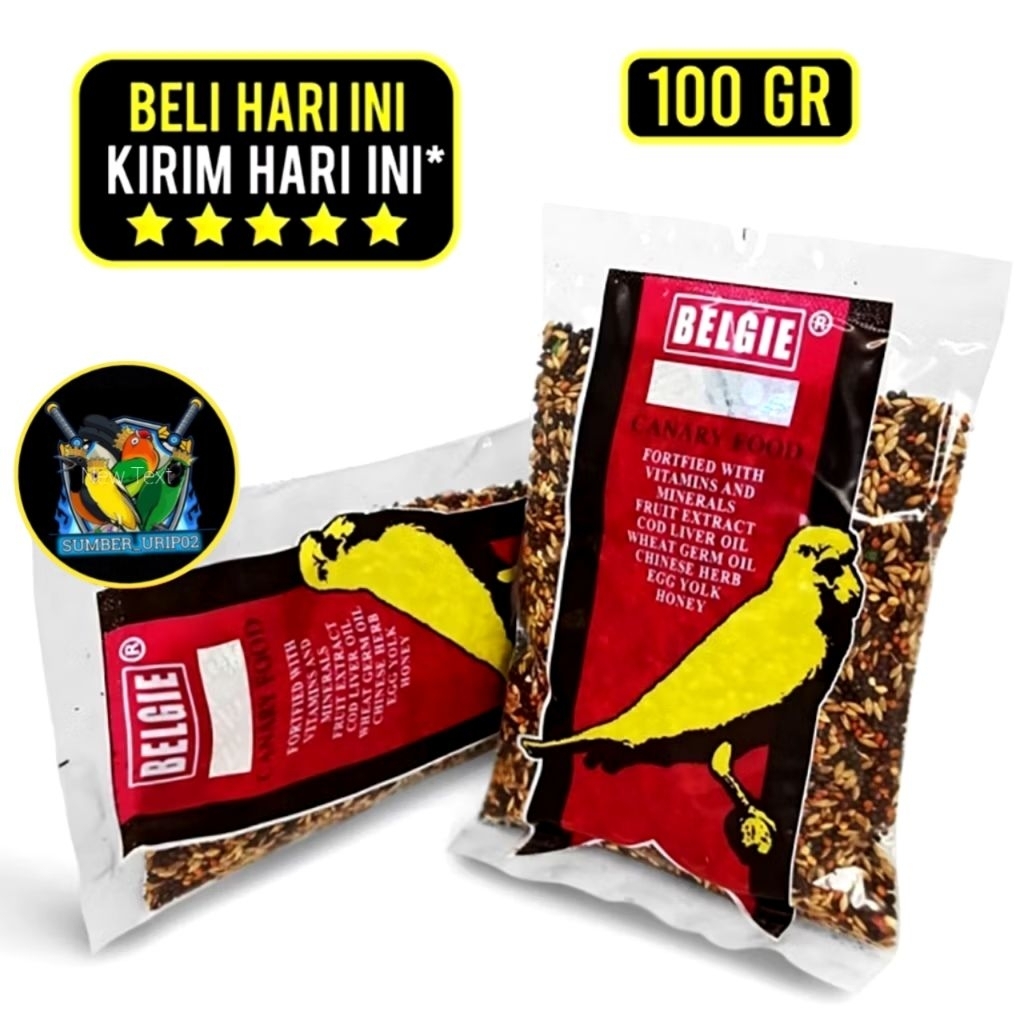 BELGIE PAKAN KENARI DOSIS TINGGI