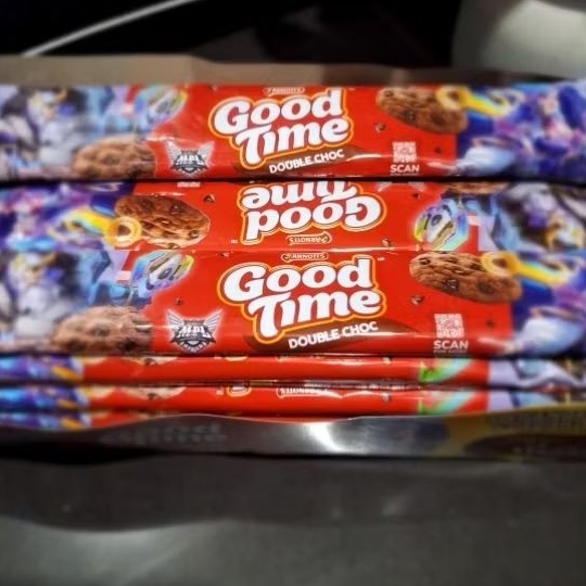 

Good time Double chocolate chocochips cookies 1 box isi 12 pcs