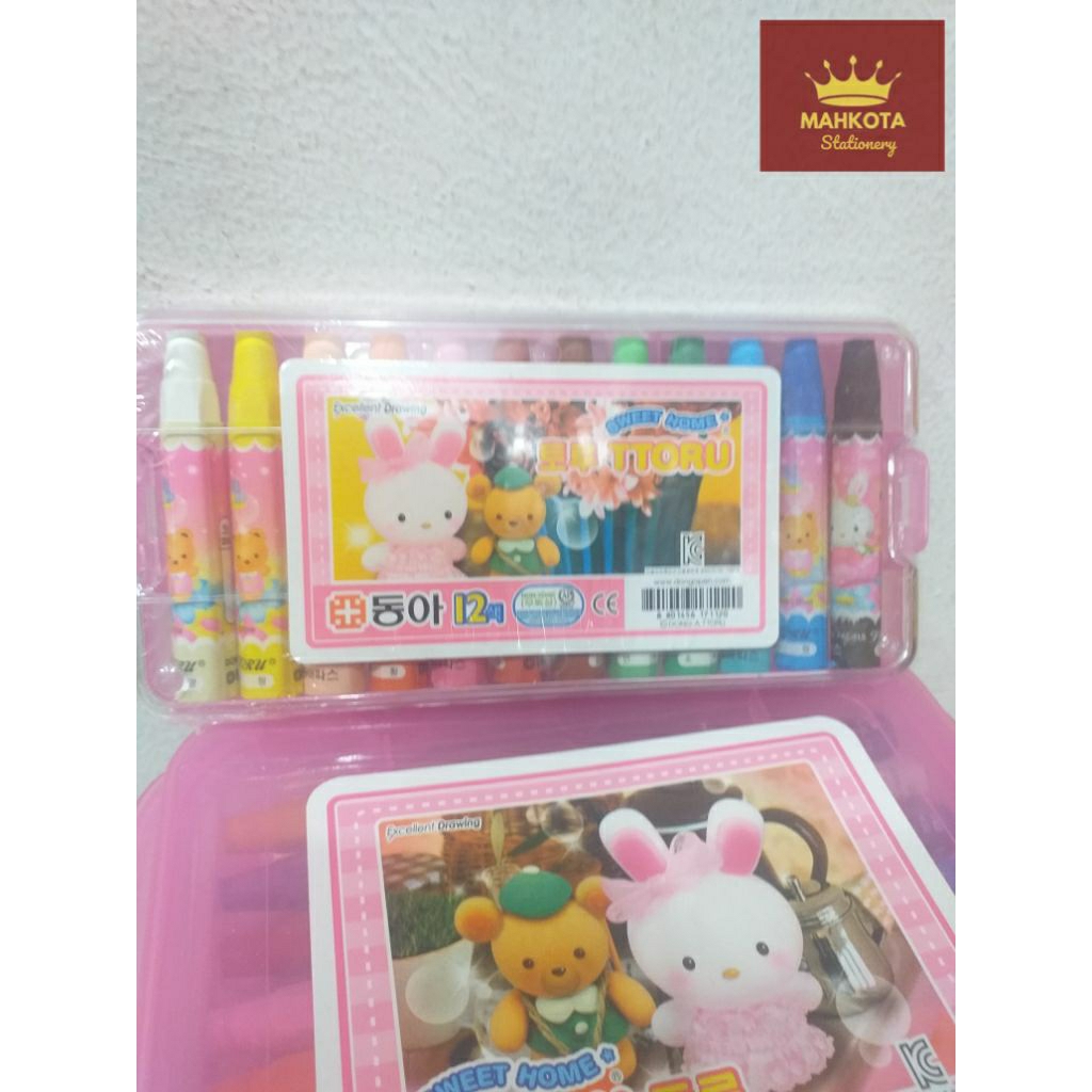 

Oil Pastel DONG-A 12 W/Oil Pastel Korea 12 Warna
