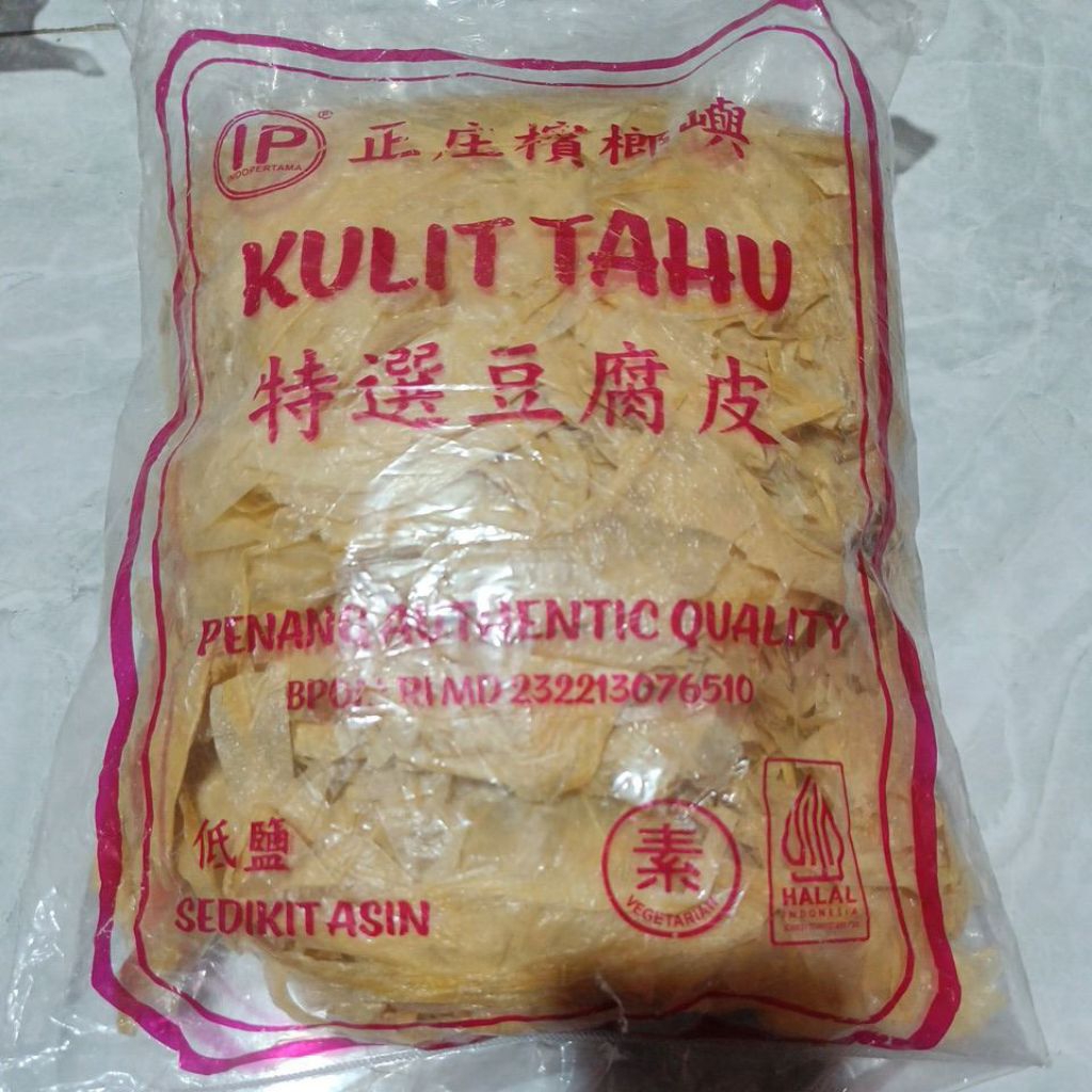 

Kulit Tahu Potongan / Kembang Tahu