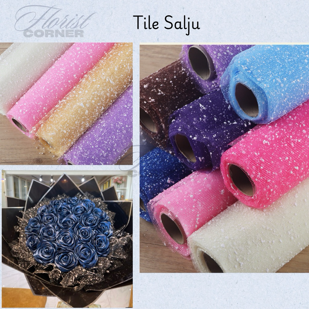 

[ Lembar ] Kain buket Tile Salju / Snow Flower Wrapping