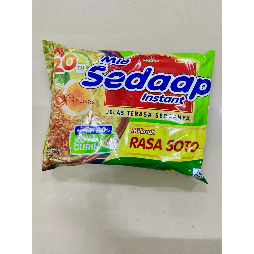 

Mie Sedaap / Sedap Soto 1 Pcs