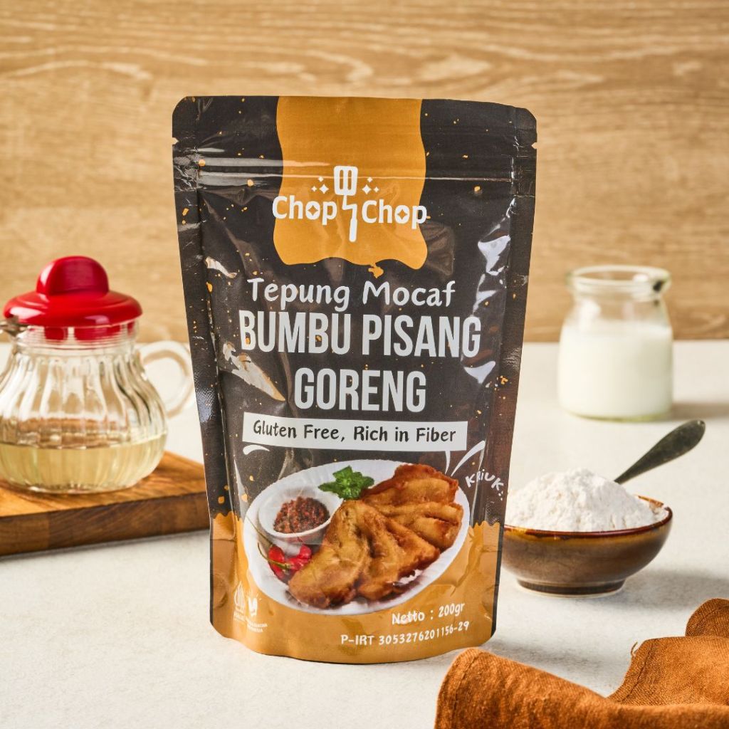

Tepung Mocaf Chopchop Pisang Goreng Gluten Free Organik 200g