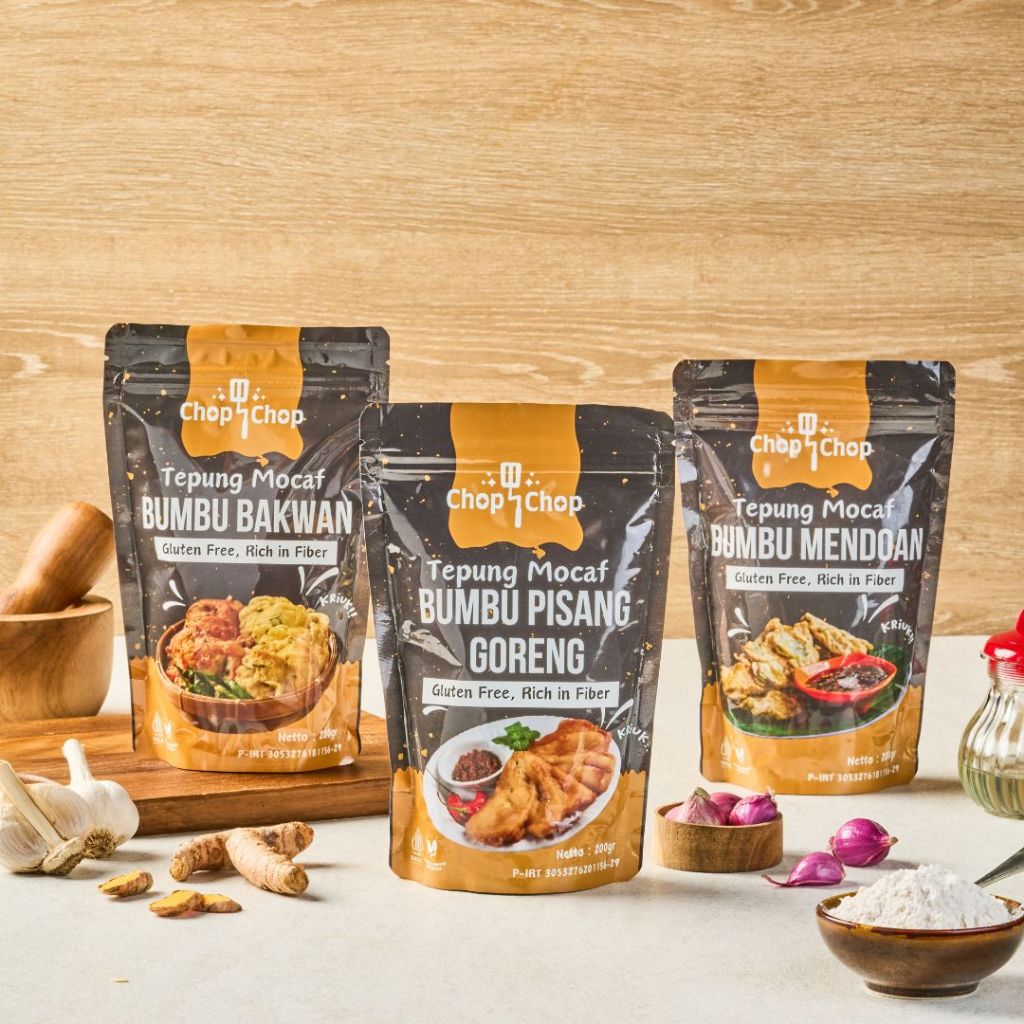 

Tepung Mocaf Chopchop Spesial Bundle 3 Gluten Free 200 Gram