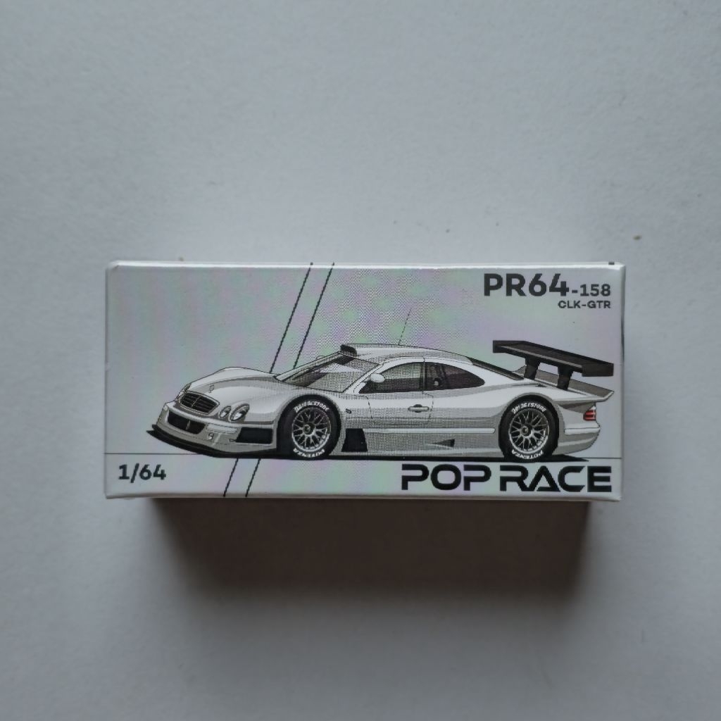 Pop Race Mercedes-Benz AMG CLK GTR-Silver