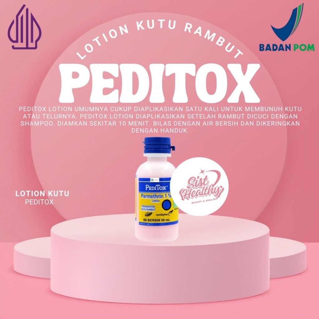 Peditox / Peditox Obat Kutu Rambut / Peditox Obat Kutu