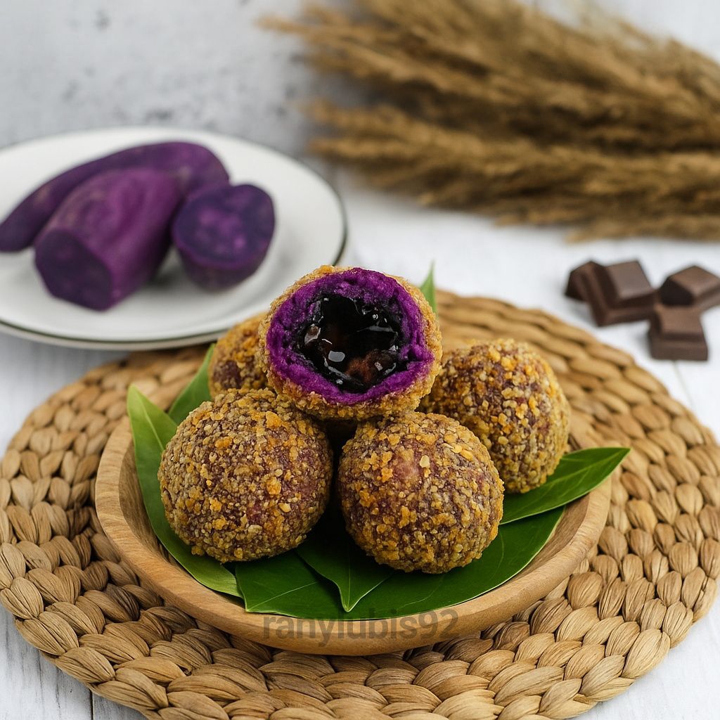 

Bola Ubi Crispy Cokelat isi 10