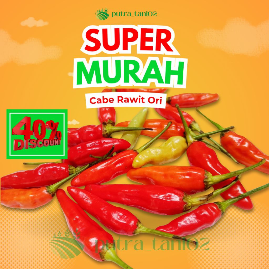 

DISKON! Cabe Rawit Merah Ori Super Fresh Kualitas Premium 500 gram