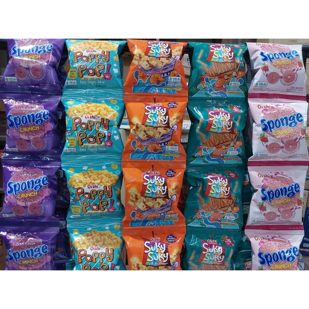 

Oishi Pillows / Sponge / Suky Suky 1 Renceng 10 pcs
