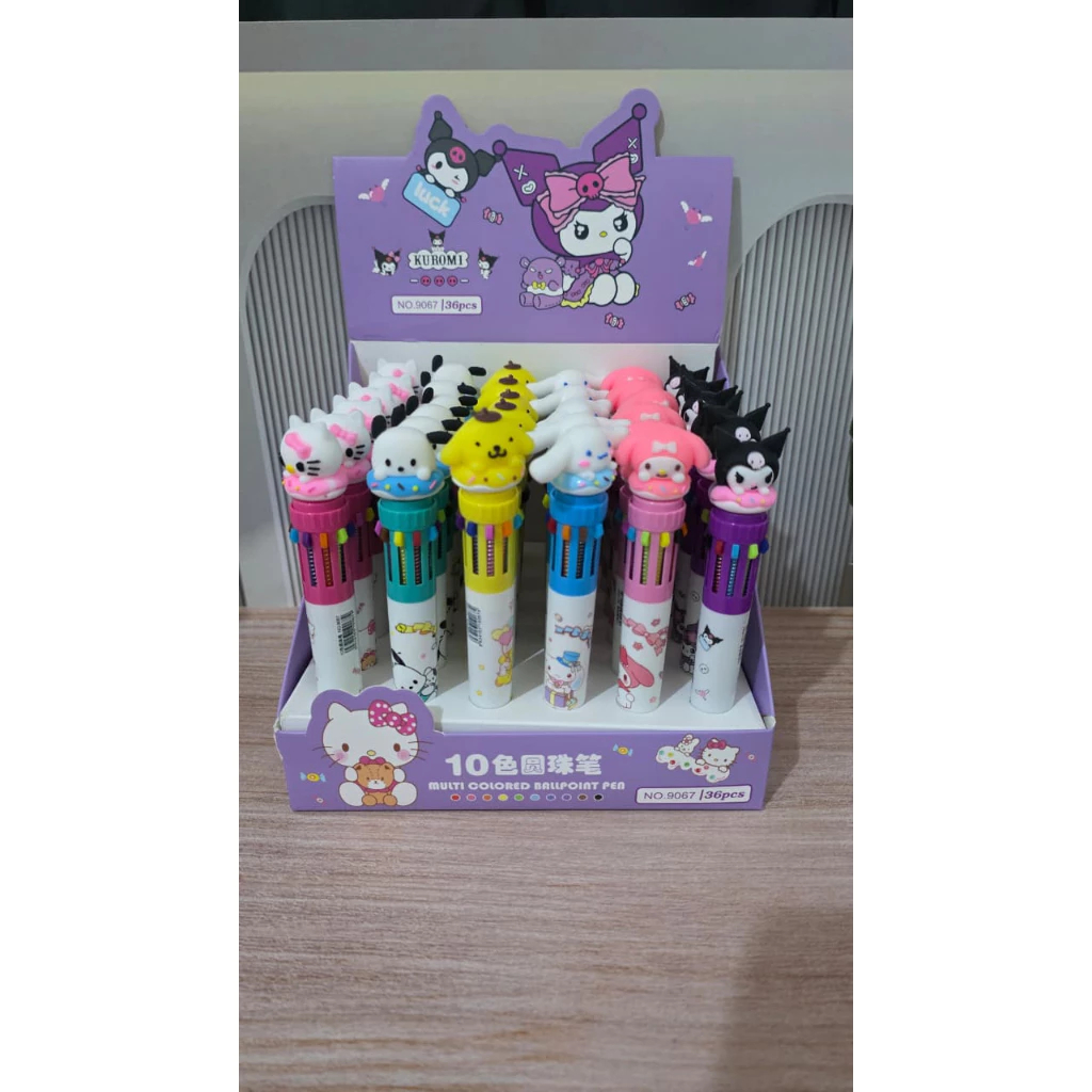 

Pulpen Cetek 10 Warna Karakter Sanrio