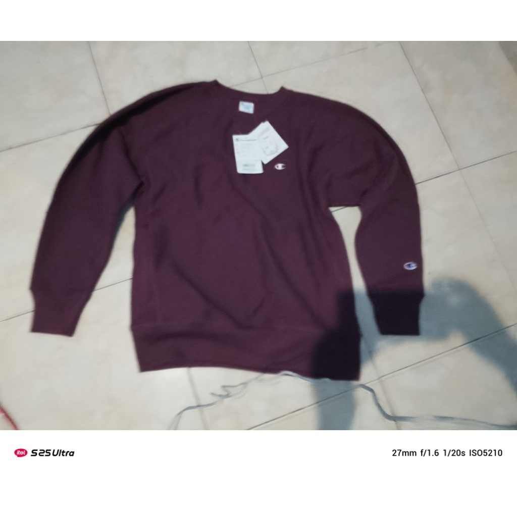 Sweater Champion Original / Sweat Shirt Champion Maroon XL