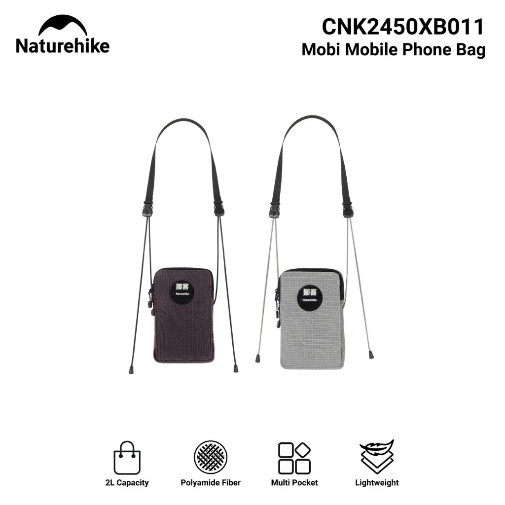 TAS KANTONG HP NATUREHIKE CNK2450XB011 MOBI MOBILE PHONE BAG TRAVEL POUCH LEISURE SATCHEL BAG KANTON