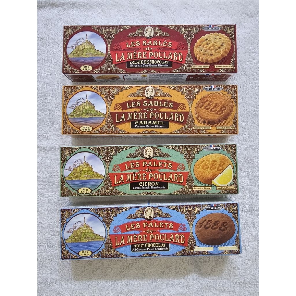 

La Mere Poulard Chocolate Chip Caramel Lemon French All Chocolate Biscuits