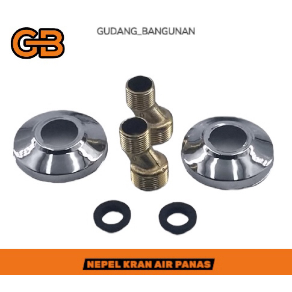 NEPLE BATHTUB NEPEL KRAN AIR PANAS 1/2 x 3/4 NEPEL KRAN AIR PANAS KUNINGAN SOCKET KRAN AIR PANAS NEP