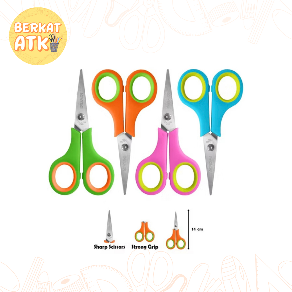 

Gunting STW-550 / Scissors / Gunting Gagang Warna